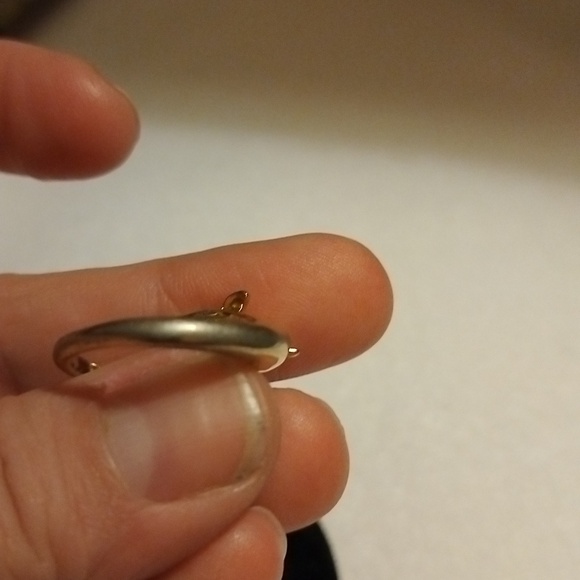 Vintage Gold tone COP castings on Parade 88 Dolphin wrap ring - Picture 2 of 8